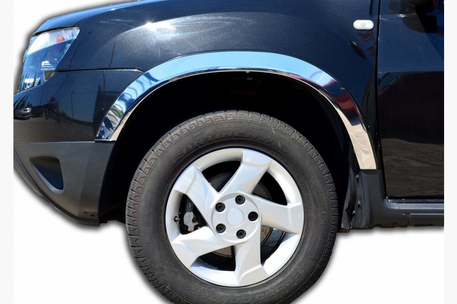 Renault Duster 2008–2017 Hjulhuslister (4 st, rostfritt stål) Image