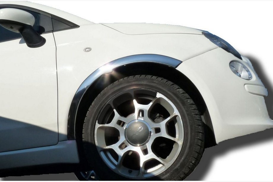 Fiat 500/500L 2013–2022 Hjulhuslister (4 st, rostfritt stål) Image