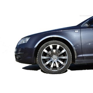 Hjulhuslister (4 st, rostfritt stål) Audi A6 C6 2004–2011 foto 1