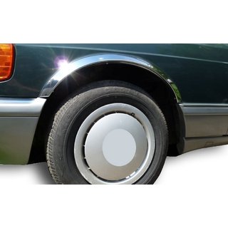 Hjulhuslister (4 st, rostfritt stål) Mercedes S-сlass W126 1979–1991 foto 1