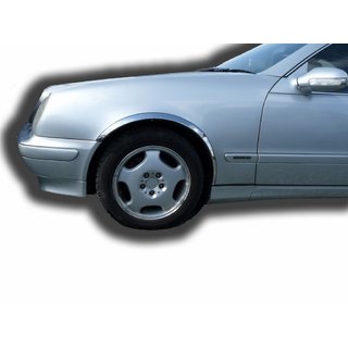 Hjulhuslister (4 st, rostfritt stål) Mercedes CLK W208 1997–2002 foto 1
