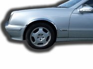 Mercedes CLK W208 1997–2002 Hjulhuslister (4 st, rostfritt stål) foto 1