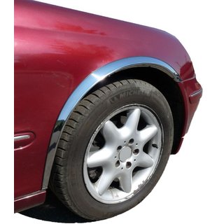 Hjulhuslister (4 st, rostfritt stål) Mercedes C-klass W203 2000–2007 foto 1