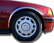 BMW 3-serien E36 1990–2000 Hjulhuslister (4 st, rostfritt stål) foto 1