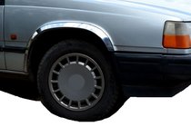 Volvo 940/960 1990–1997 Hjulhuslister (4 st, rostfritt stål) foto 1