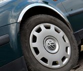 Volkswagen Passat B5 1997–2005 Hjulhuslister (4 st, rostfritt stål) Sedan, 1996-2000 foto 1