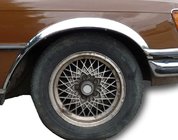 Mercedes W116 1972–1980 Hjulhuslister (4 st, rostfritt stål) foto 1