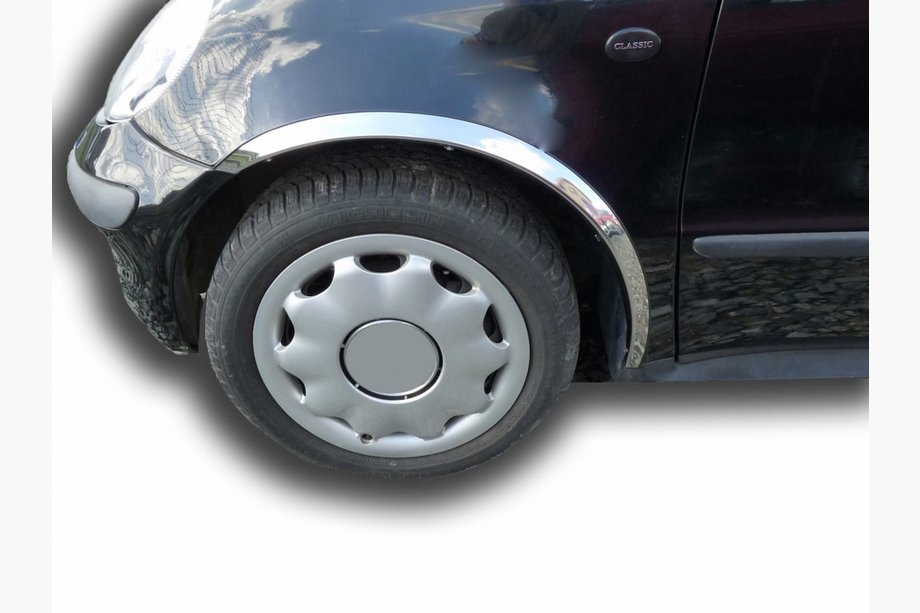 Mercedes A-slass W168 1997–2004 Hjulhuslister (4 st, rostfritt stål) Image