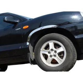 Hjulhuslister (4 st, rostfritt stål) Hyundai Santa Fe 1 2000–2006 foto 1