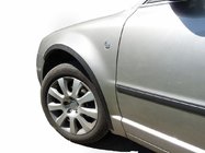 Audi A6 C7 2011–2017 Hjulhuslister (4 st, svarta) foto 1