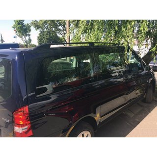 Svarta takrails Skyport (massiv metall) Mercedes Viano 2004–2014 foto 1