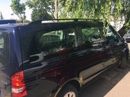 Mercedes Vito/V-klass W447 2014– Takrails Skyport (svarta) Mellanlång hjulbas (Long) foto 1