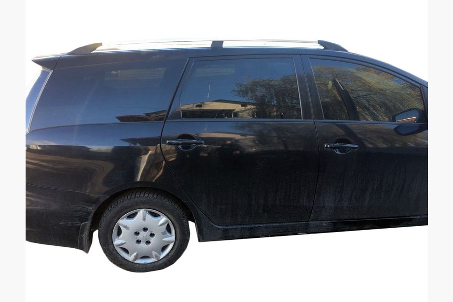 Mitsubishi Grandis 2003–2011 Takrails krom (2 st, aluminium) Image
