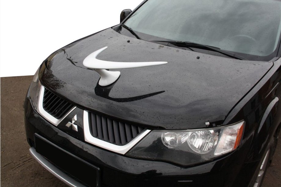 Mitsubishi Outlander 2006–2012 Spoiler "Lastivka" (för lackering) Image