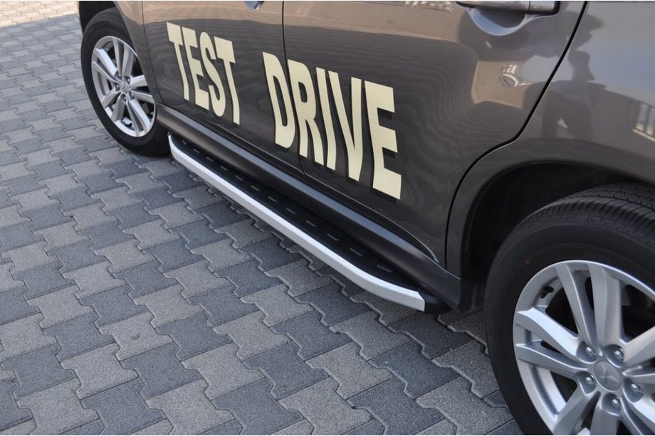 Mitsubishi ASX 2010–2023 Sidosteg Fullmond (2 st, aluminium) Image