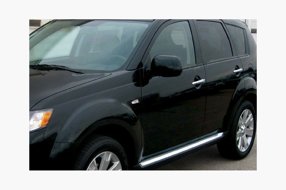 Mitsubishi Outlander 2006–2012 Dörrhandtagskåpor Omsa (4 st, rostfritt stål) Image