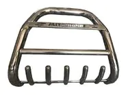 Mitsubishi Pajero Wagon III 1999–2006 Frontbåge QT011 (rostfri) foto 1