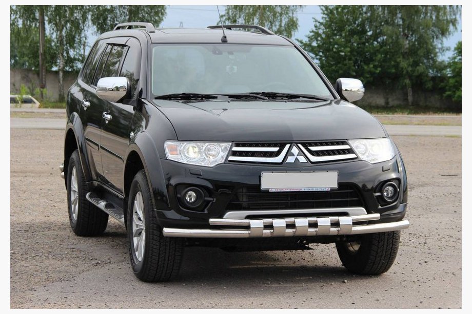 Mitsubishi L200 2006–2015 Frontbåge ST015 (rostfritt) Image