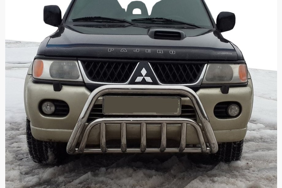 Mitsubishi Pajero Sport 1996–2007 Frontbåge WT002 (rostfri) Image