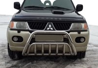 Mitsubishi Pajero Sport 1996–2007 Frontbåge WT002 (rostfri) foto 1