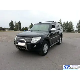 Frontbåge QT006 (rostfri) Mitsubishi Pajero Wagon III 1999–2006 foto 2
