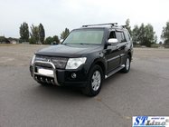 Mitsubishi Pajero Wagon III 1999–2006 Frontbåge QT006 (rostfri) foto 2