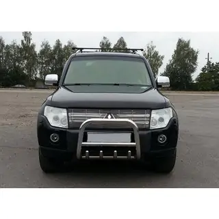 Frontbåge QT006 (rostfri) Mitsubishi Pajero Wagon III 1999–2006 foto 1