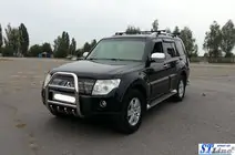 Mitsubishi Pajero Wagon III 1999–2006 Frontbåge QT011 (rostfri) foto 2