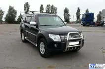 Mitsubishi Pajero Wagon III 1999–2006 Frontbåge QT011 (rostfri) foto 3