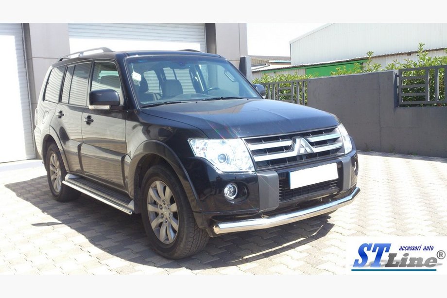 Mitsubishi Pajero Wagon IV 2006–2021 Främre skyddsbåge ST008 (rostfritt) Foto 5