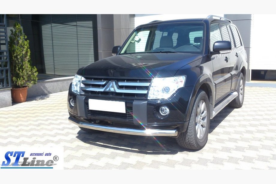 Mitsubishi Pajero Wagon IV 2006–2021 Främre skyddsbåge ST008 (rostfritt) Foto 6
