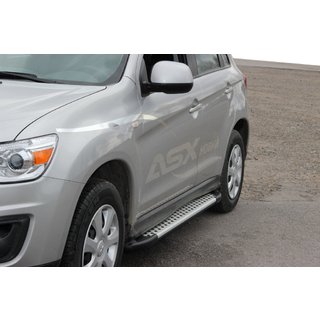 Sidosteg Allmond Grey (2 st, aluminium) Mitsubishi ASX 2010–2023 foto 1
