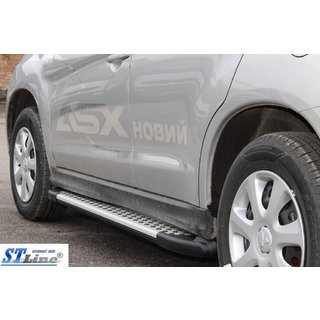 Sidosteg Allmond Grey (2 st, aluminium) Mitsubishi ASX 2010–2023 foto 3