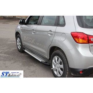 Sidosteg Allmond Grey (2 st, aluminium) Mitsubishi ASX 2010–2023 foto 4
