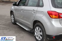 Mitsubishi ASX 2010–2023 Sidosteg Allmond Grey (2 st, aluminium) foto 4