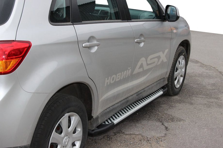 Mitsubishi ASX 2010–2023 Sidosteg Line (2 st, aluminium) Image