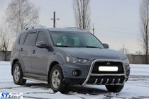Mitsubishi Outlander 2006–2012 Frontbåge WT Special (rostfritt) foto 4