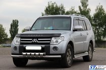 Mitsubishi Pajero Wagon III 1999–2006 Frontbåge ST015 (rostfritt) foto 2