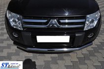 Mitsubishi Pajero Wagon III 1999–2006 Främre skyddsbåge ST008 (rostfritt) foto 2