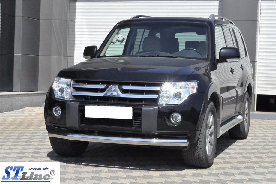 Mitsubishi Pajero Wagon IV 2006–2021 Främre skyddsbåge ST008 (rostfritt) Foto 3