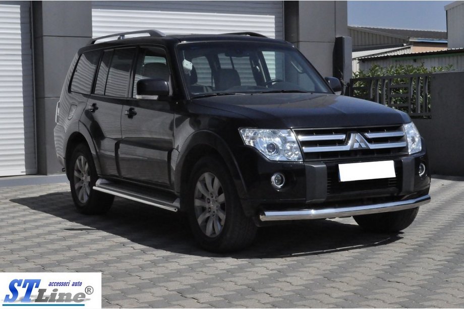 Mitsubishi Pajero Wagon IV 2006–2021 Främre skyddsbåge ST008 (rostfritt) Foto 4
