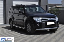 Mitsubishi Pajero Wagon III 1999–2006 Främre skyddsbåge ST008 (rostfritt) foto 4
