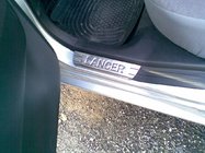 Mitsubishi Lancer 9 2004–2008 Instegsskydd OmsaLine (4 st, rostfritt stål) foto 3