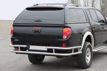 Mitsubishi L200 2006–2015 Bakre skyddsbåge AK0022 (rostfritt stål) foto 1