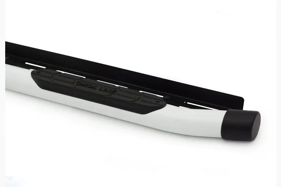Volkswagen Amarok 2010–2022 Sidosteg Amazon White (2 st, svarta) Image