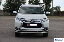 Mitsubishi Pajero Sport 2015– Främre skyddsbåge ST016 (rostfri) foto 3