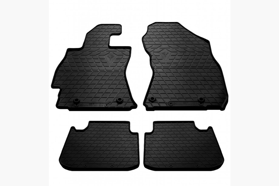 Subaru Outback 2014–2019 Gummimattor till kupén (4 st, Stingray Premium) Image