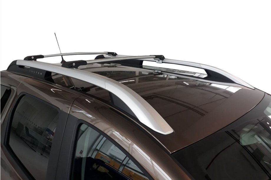 Renault Duster 2018–2024 Låsbara lastbågar för takreling Wingbar V1 (2 st) Image