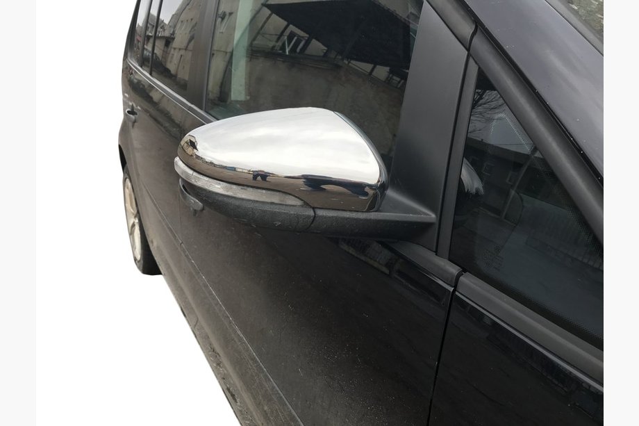 Volkswagen Touran 2010–2015 Spegelkåpor (2 st, rostfritt stål) OmsaLine – italienskt rostfritt stål Image