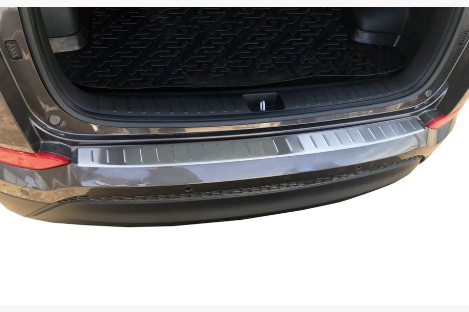 Hyundai Tucson TL 2016–2021 Bakre stötfångarskydd OmsaLine 2016-2018 (rostfritt stål) Image